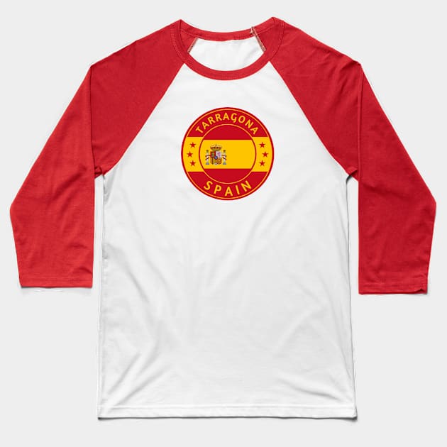 Tarragona Spain Baseball T-Shirt by urban-wild-prints